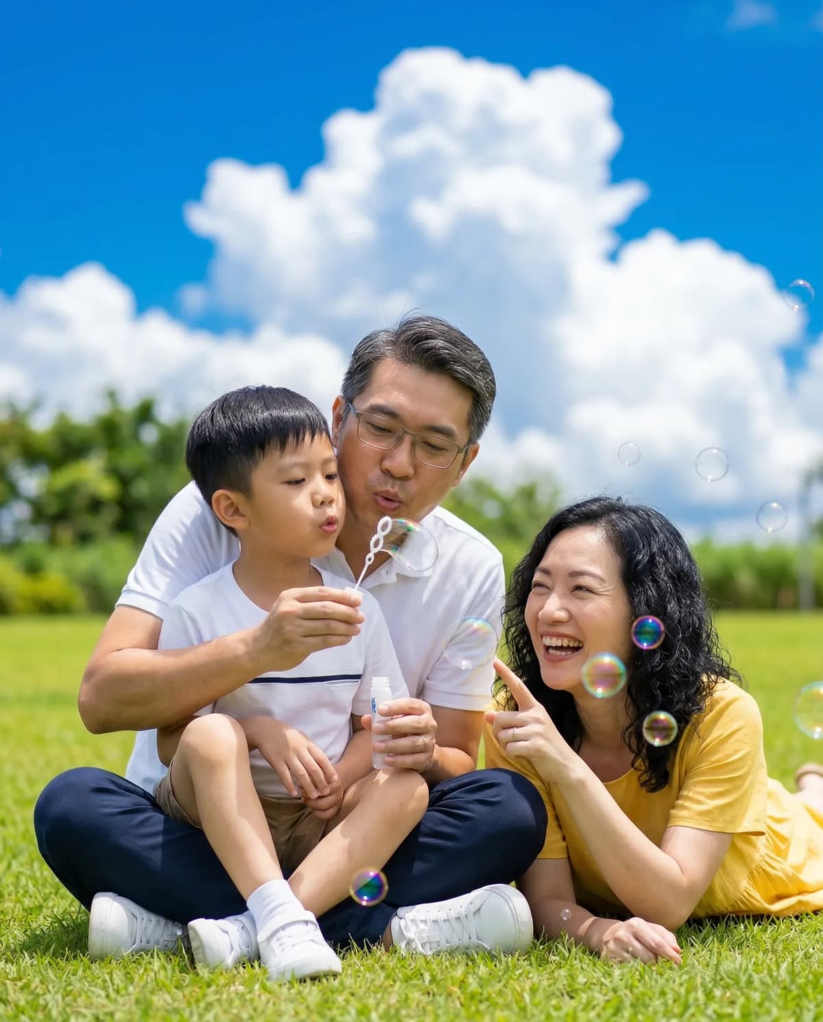 大埔海濱公園 吹泡泡 親子攝影 春天