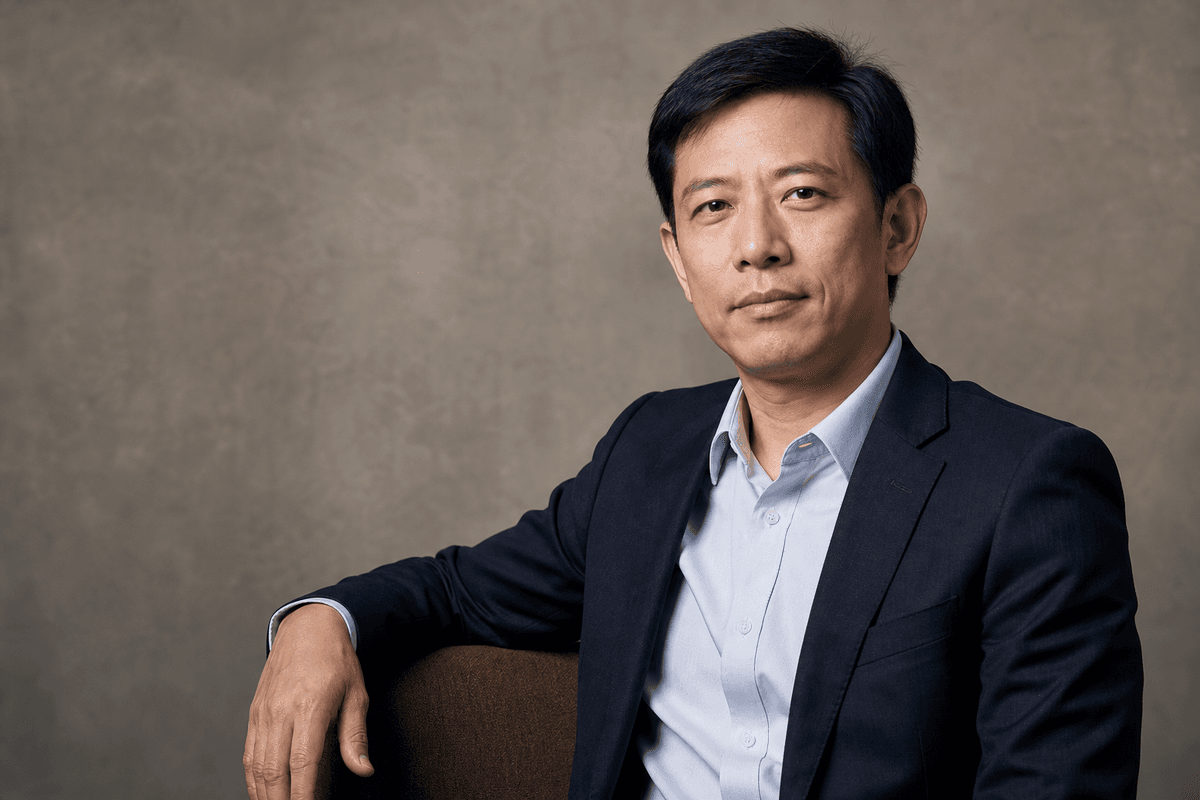 Half-body business portrait for consulting, sales or business development